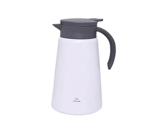 Garrafatérmica De Aço Inox Daily Branca 1l
