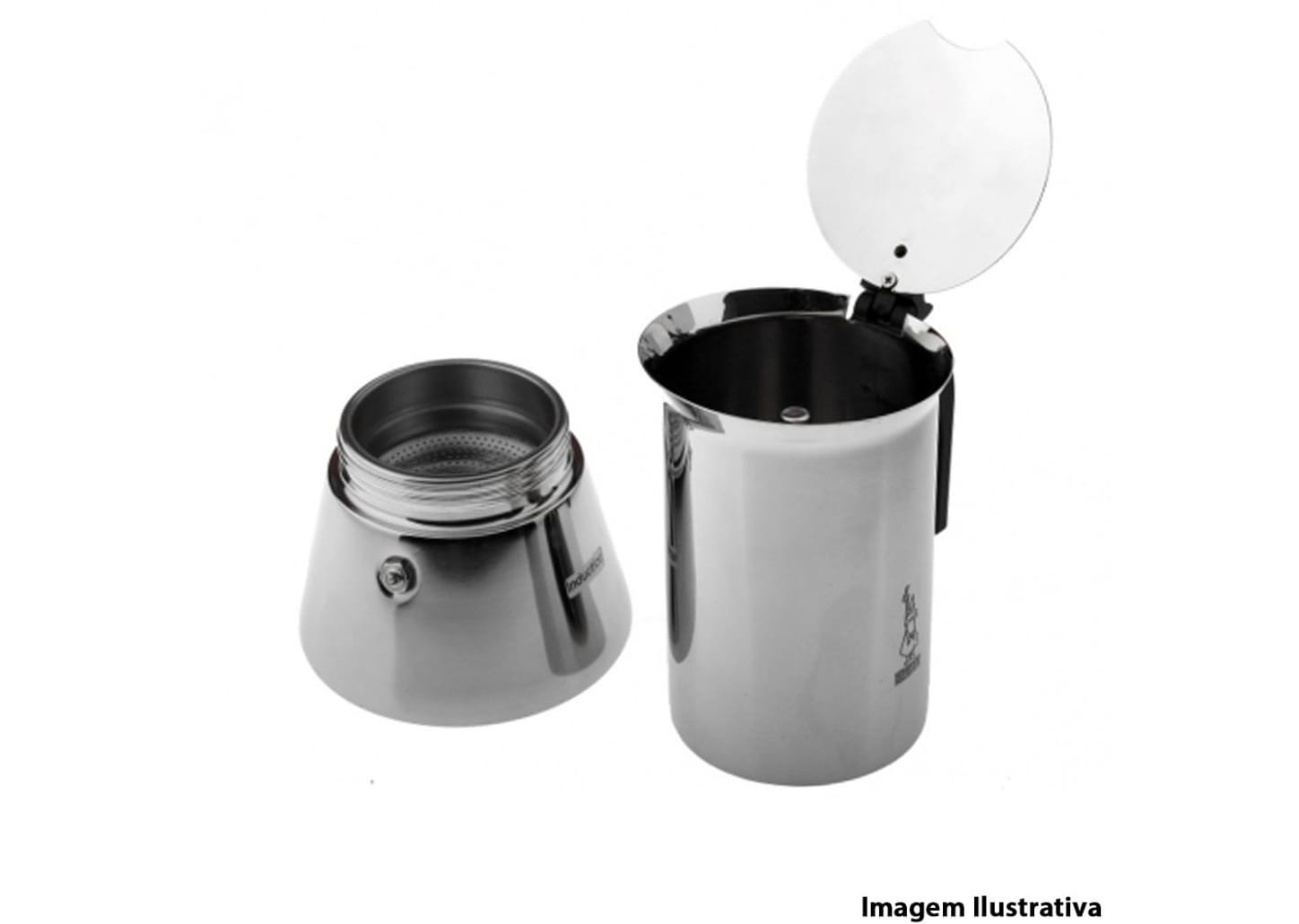 Cafeteira De Aço Inox Venus Bialetti 4 Xícaras