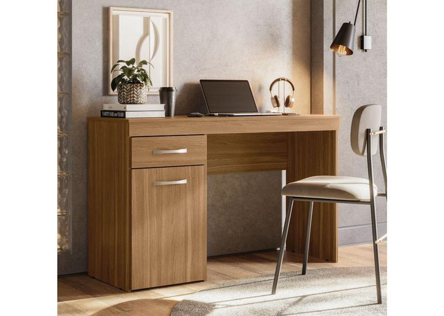 Escrivaninha 1 Gaveta 1 Porta Demóbile Vitória