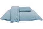 Jogo de Cama Queen Atlântica Mescla Urban Azul Lua 3 Peças