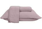 Jogo de Cama Casal Atlântica Mescla Urban Rosa Escuro 3 Peças