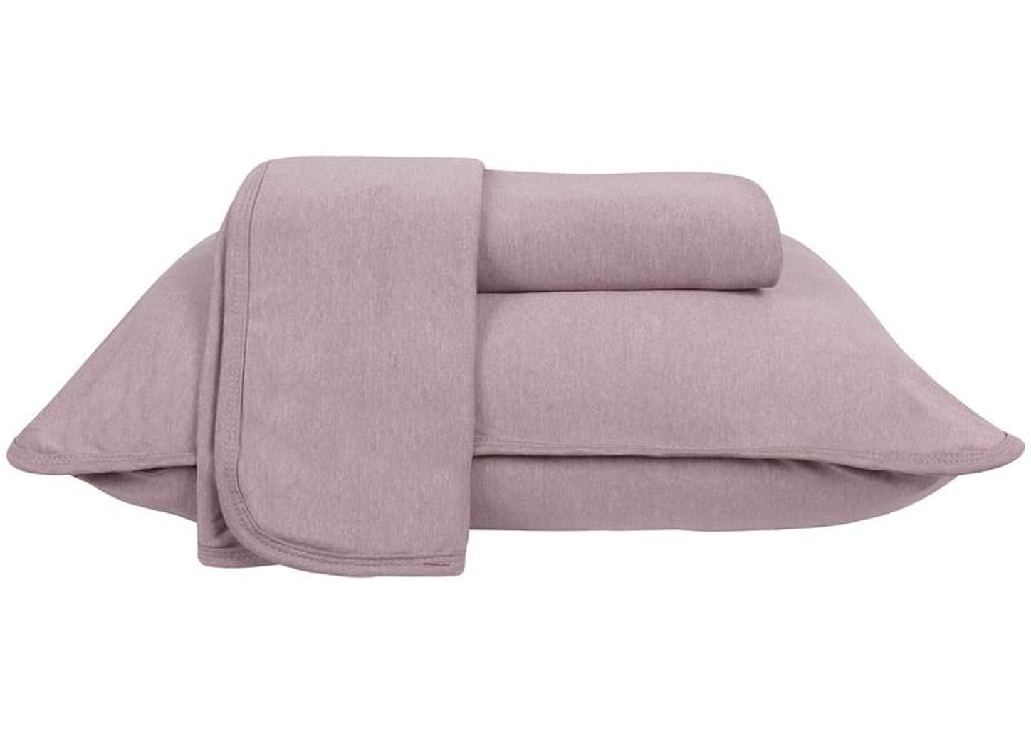 Jogo de Cama Casal Atlântica Mescla Urban Rosa Escuro 3 Peças