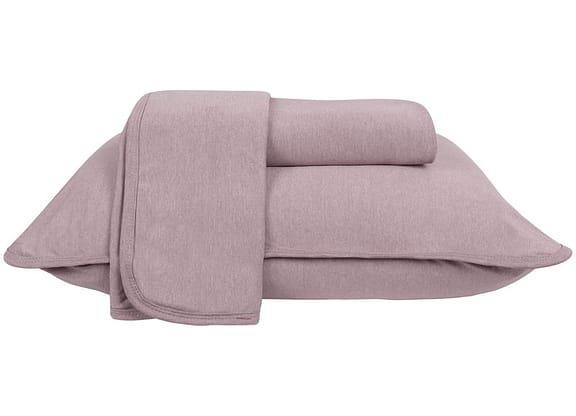 Jogo de Cama Casal Atlântica Mescla Urban Rosa Escuro 3 Peças