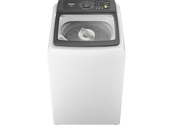 Lavadora de Roupas Consul 13kg Cesto Inox 12 Programas de Lavagem Branca CWN13AB