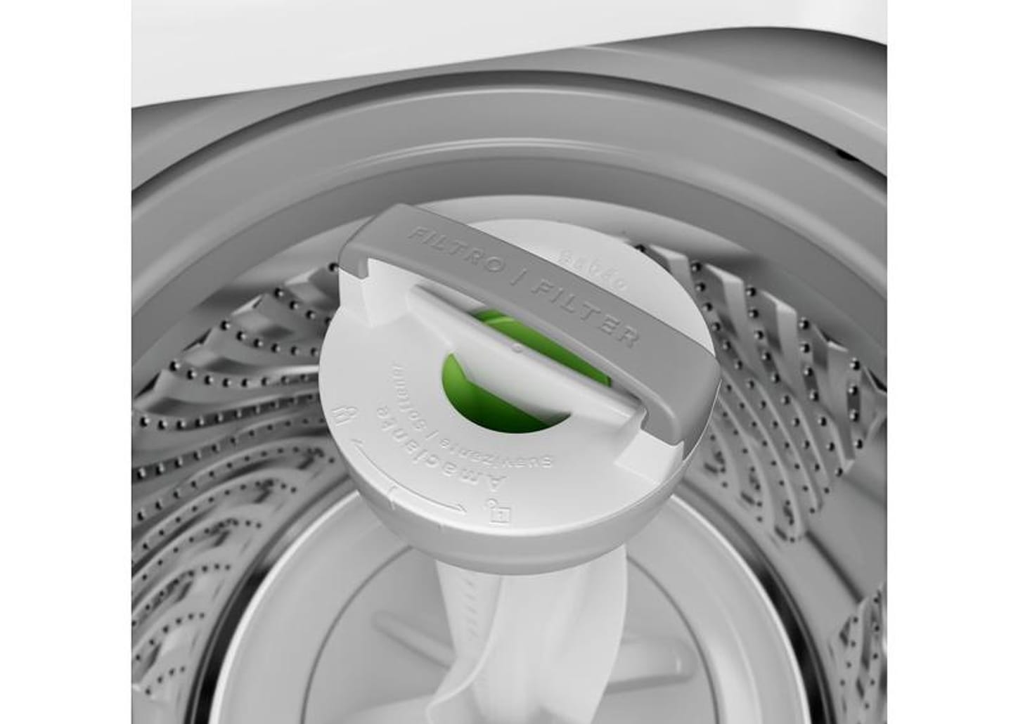 Lavadora de Roupas Consul 13kg Cesto Inox 12 Programas de Lavagem Branca CWN13AB