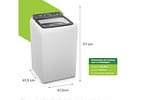 Lavadora de Roupas Consul 13kg Cesto Inox 12 Programas de Lavagem Branca CWN13AB