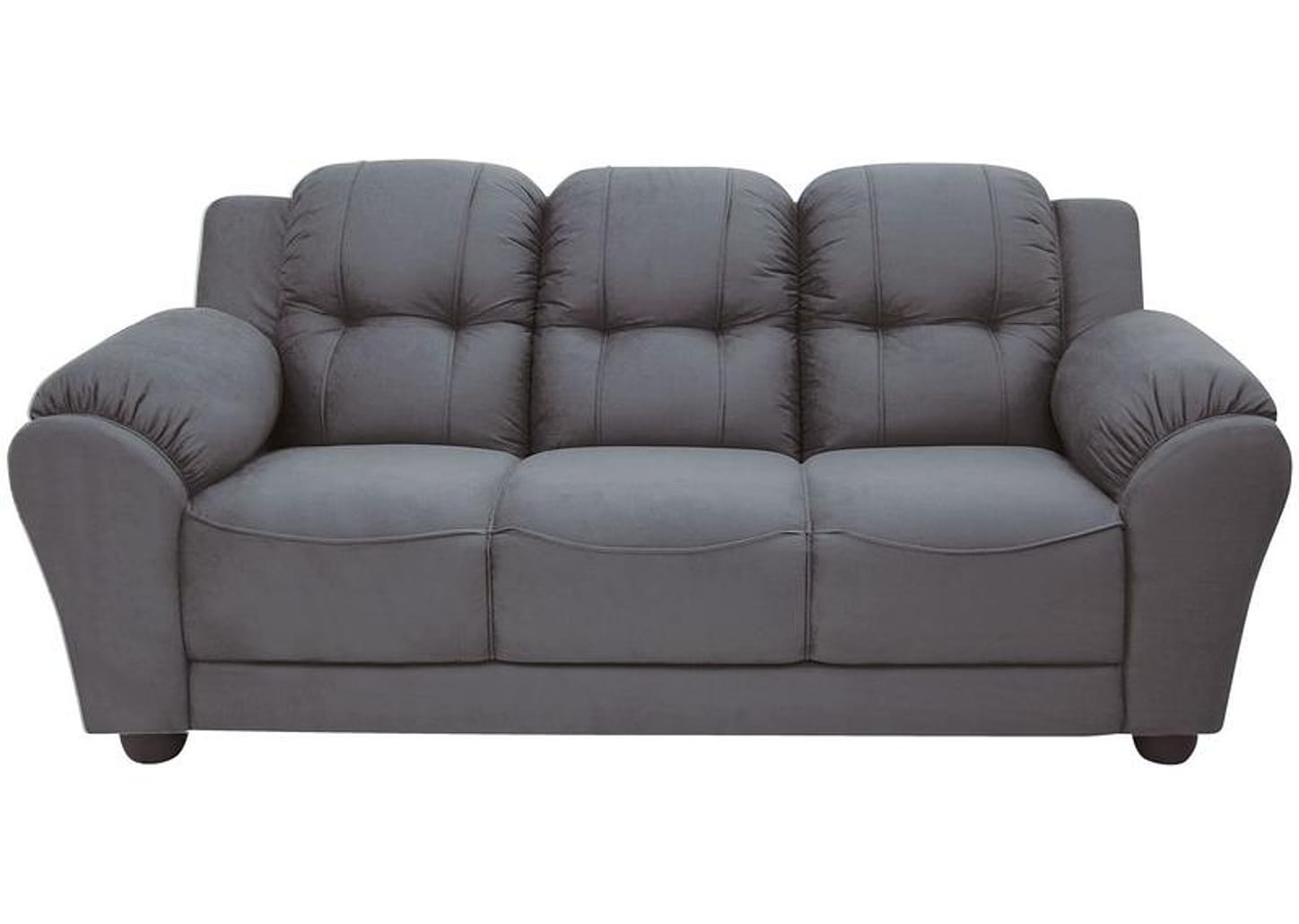 Sofá 3 Lugares Suede Adágio Linoforte