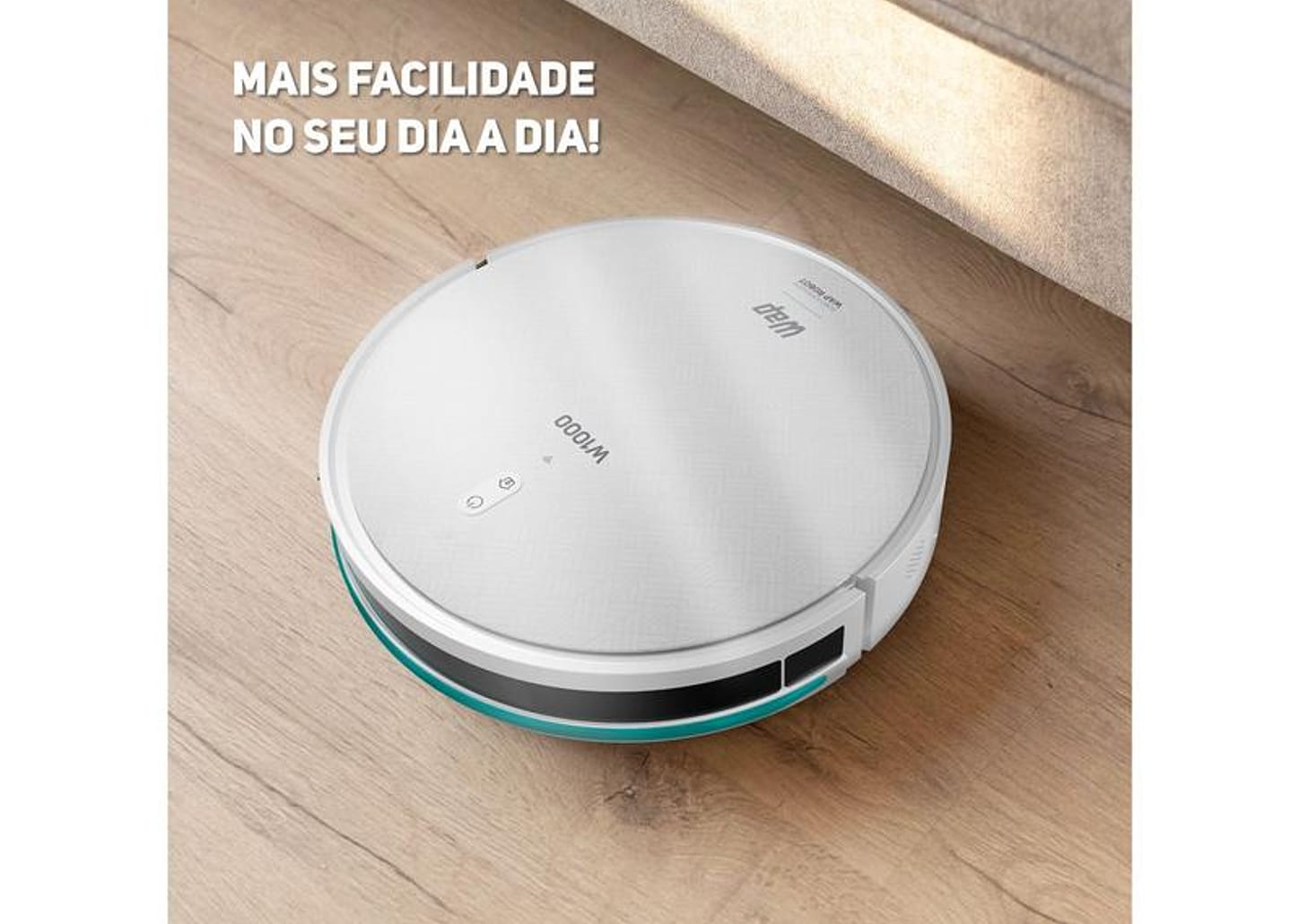 Robô Aspirador Inteligente Wap Robot W1000 36W Wi-Fi compatível com Alexa
