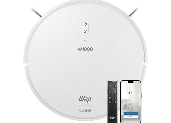 Robô Aspirador Inteligente Wap Robot W1000 36W Wi-Fi compatível com Alexa