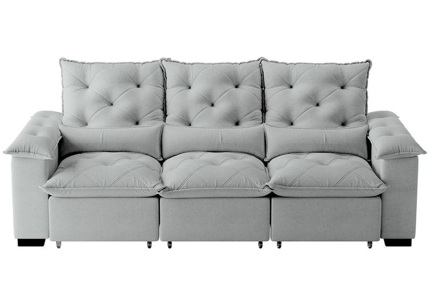 Sofá 5 Lugares Retrátil Prime Império Sol Colchões e Estofados