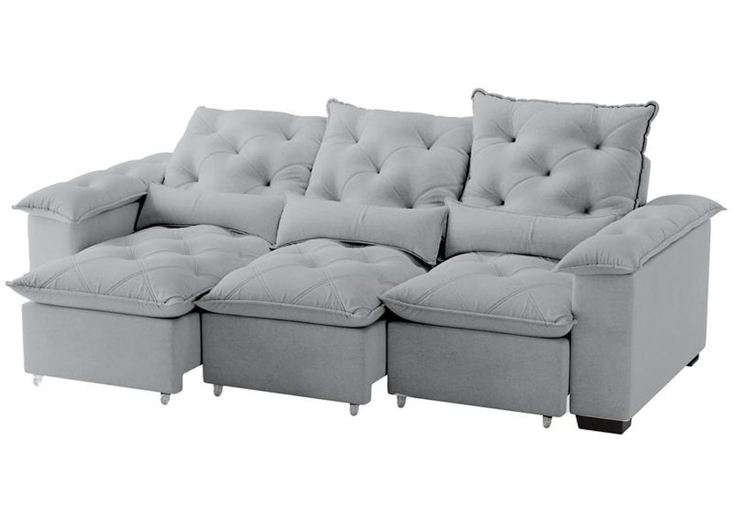 Sofá 5 Lugares Retrátil Prime Império Sol Colchões e Estofados