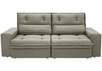 Sofá 3 Lugares Retrátil Reclinável Suede Palatino Linoforte