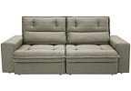 Sofá 4 Lugares Retrátil Reclinável Suede Palatino Linoforte