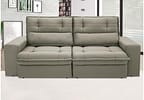 Sofá 4 Lugares Retrátil Reclinável Suede Palatino Linoforte