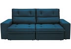 Sofá 4 Lugares Retrátil Reclinável Suede Palatino Linoforte
