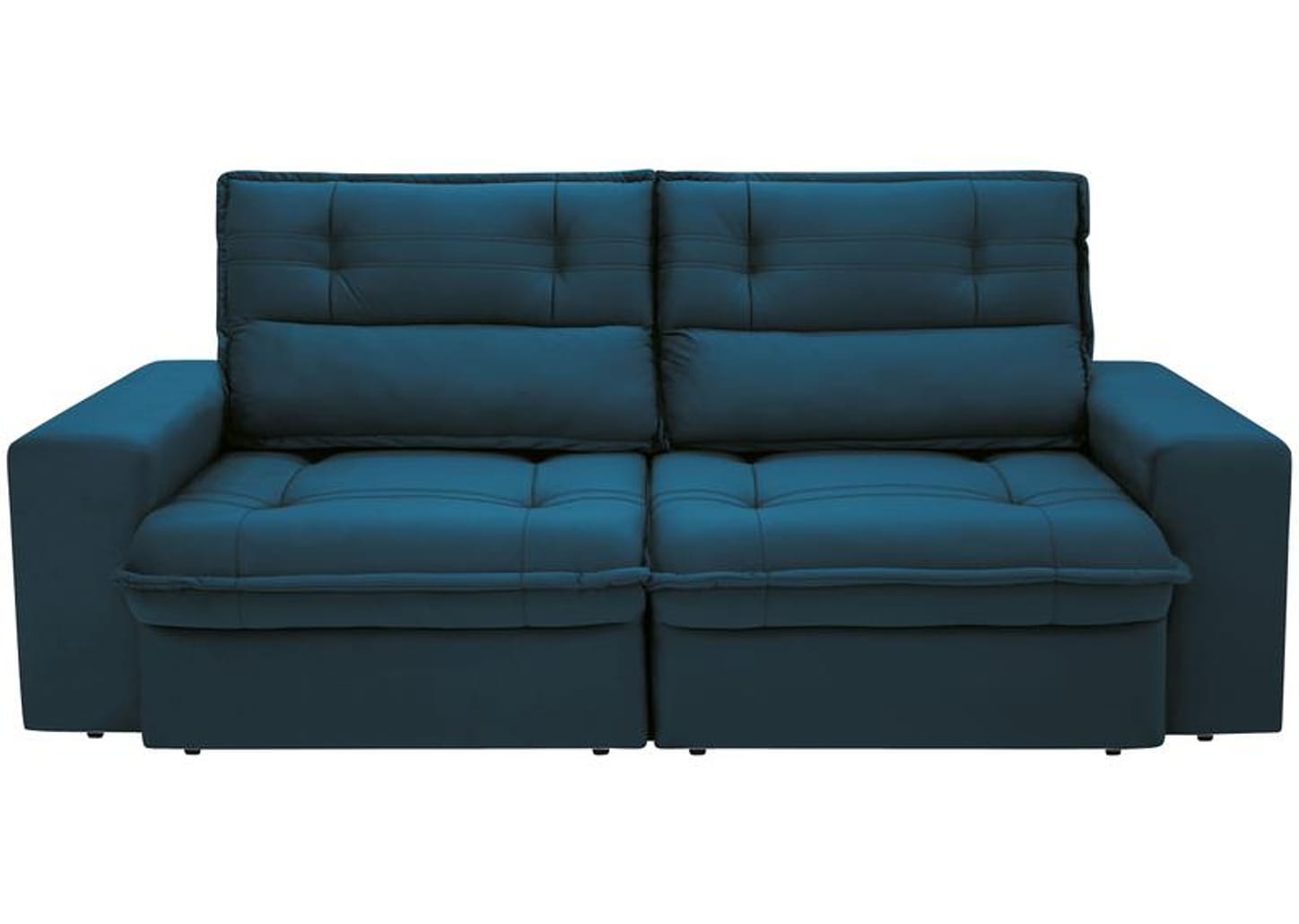 Sofá 4 Lugares Retrátil Reclinável Suede Palatino Linoforte