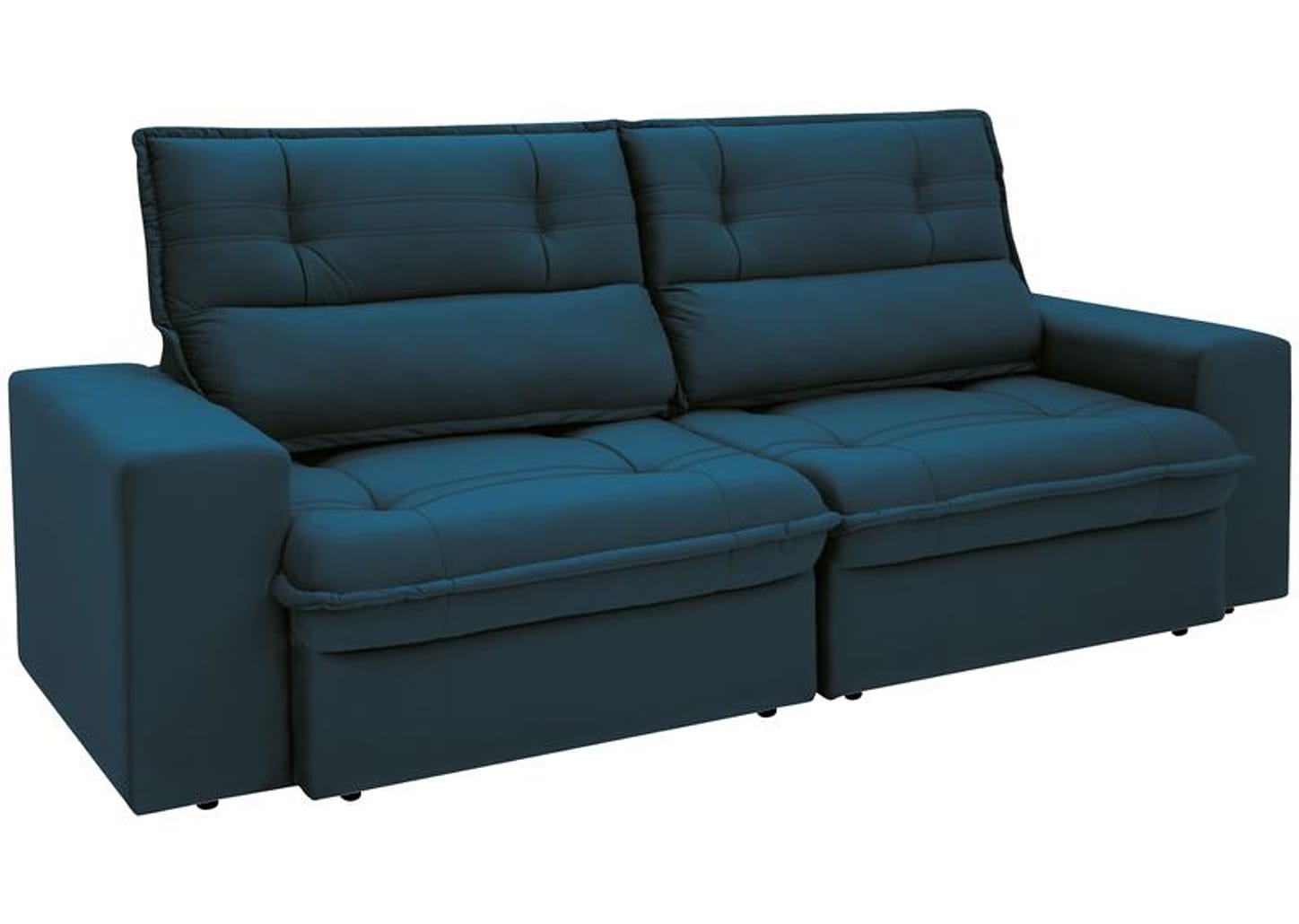 Sofá 4 Lugares Retrátil Reclinável Suede Palatino Linoforte