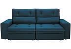 Sofá 3 Lugares Retrátil Reclinável Suede Palatino Linoforte