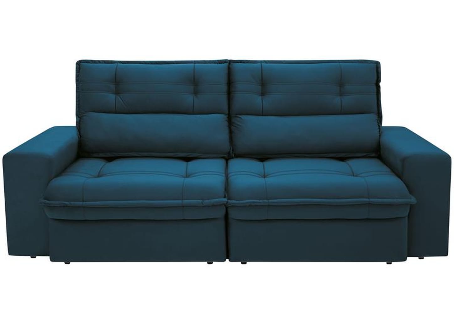 Sofá 3 Lugares Retrátil Reclinável Suede Palatino Linoforte