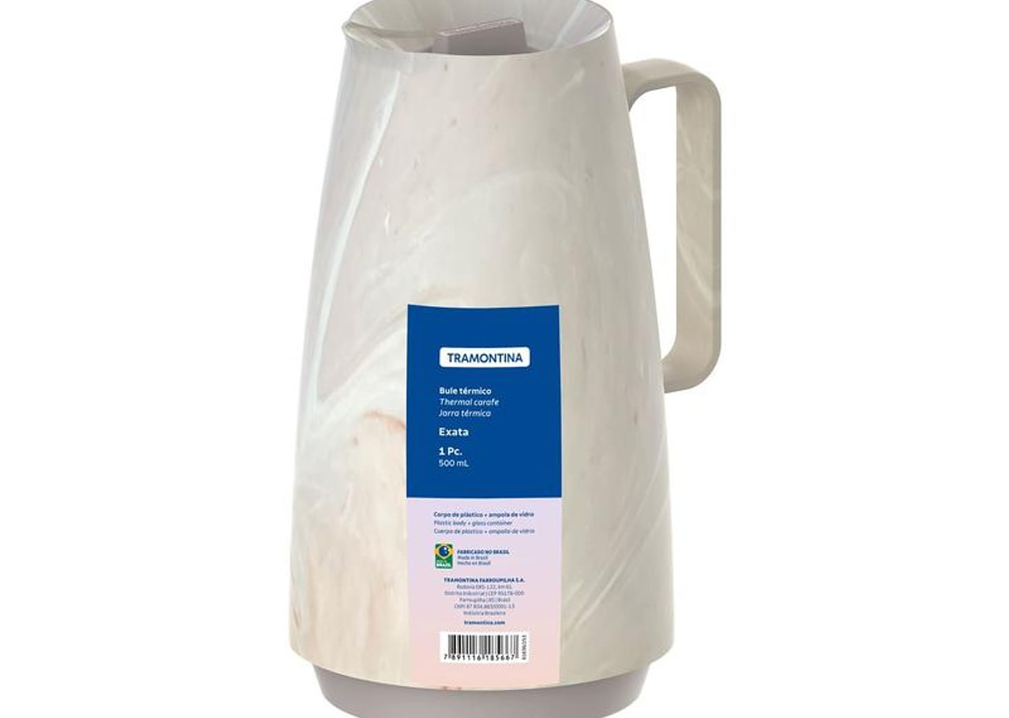 Bule de Chá e Café Térmico Creme 500ml Tramontina Exata