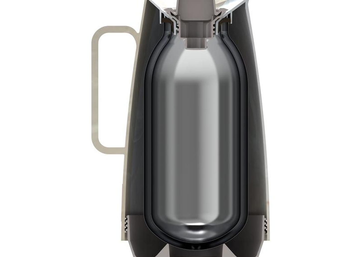 Bule de Chá e Café Térmico Creme 500ml Tramontina Exata