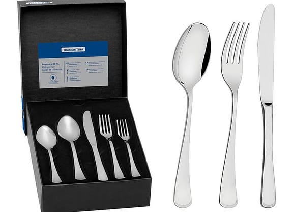 Faqueiro Tramontina Inox 30 Peças para Sobremesa Monaco