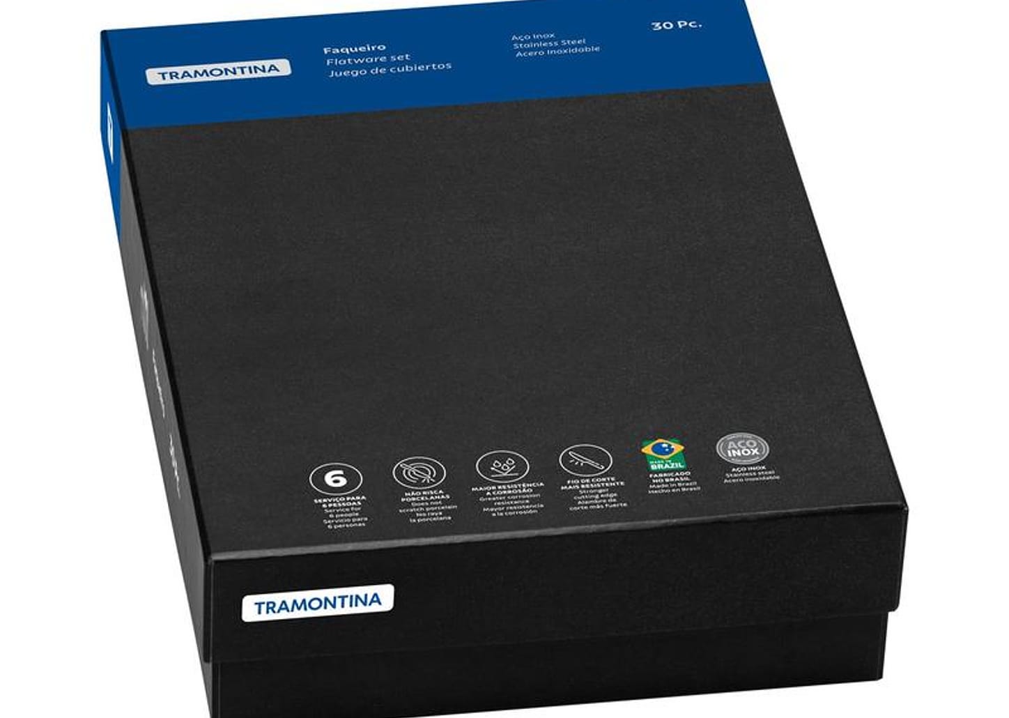 Faqueiro Tramontina Inox 30 Peças para Sobremesa Monaco