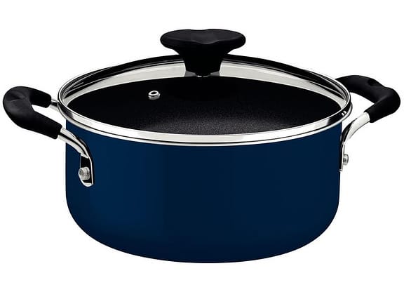 Caçarola Tramontina de Alumínio 24cm 4,8L Azul MediterrâneoTunis