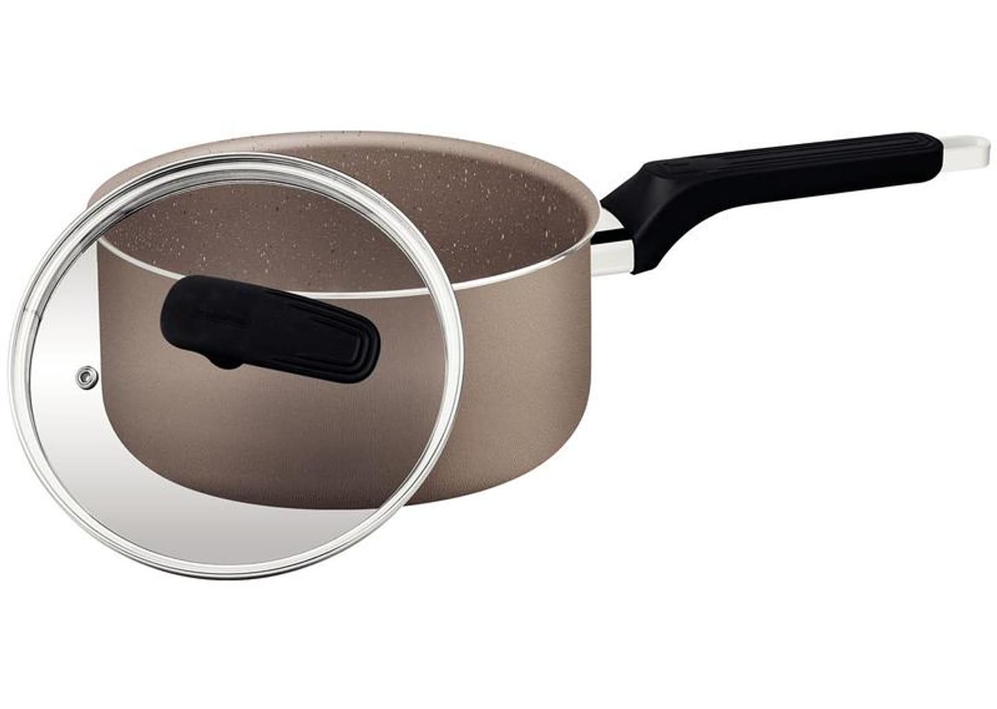 Panela Tramontina Antiaderente de Alumínio Amêndoa 18cm 2,1L Milazzo