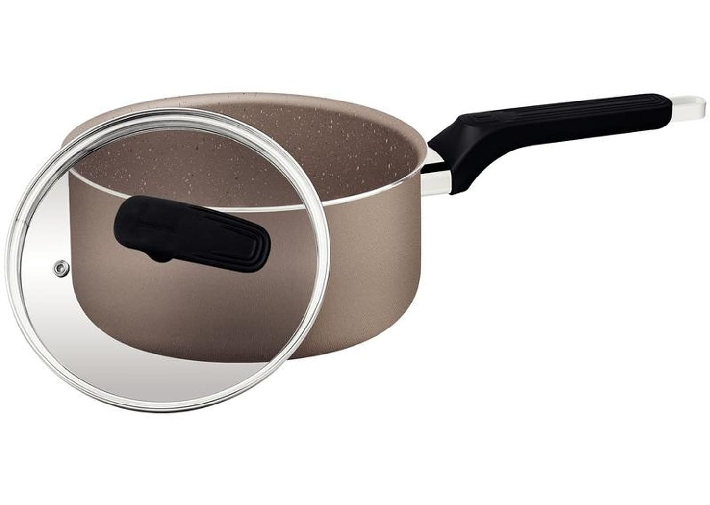 Panela Tramontina Antiaderente de Alumínio Amêndoa 16cm 1,5L Milazzo