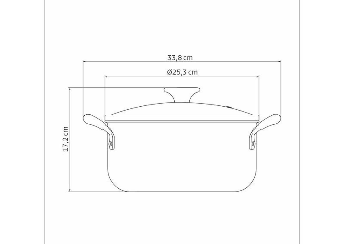 Caçarola Tramontina de Alumínio 24cm 4,8L Rosa Trufado Tunis