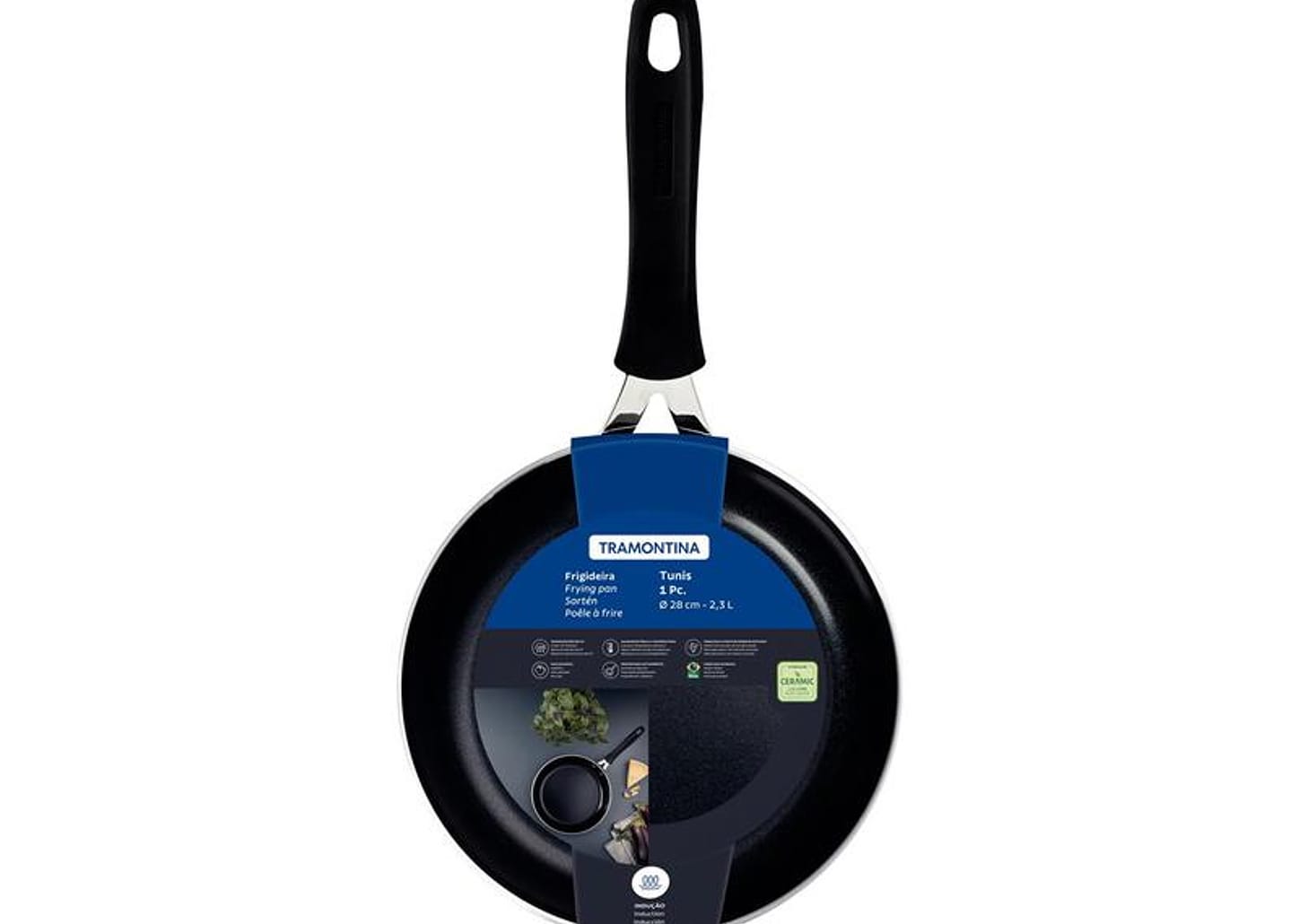 Frigideira de Alumínio Tunis Azul Mediterrâneo 28cm