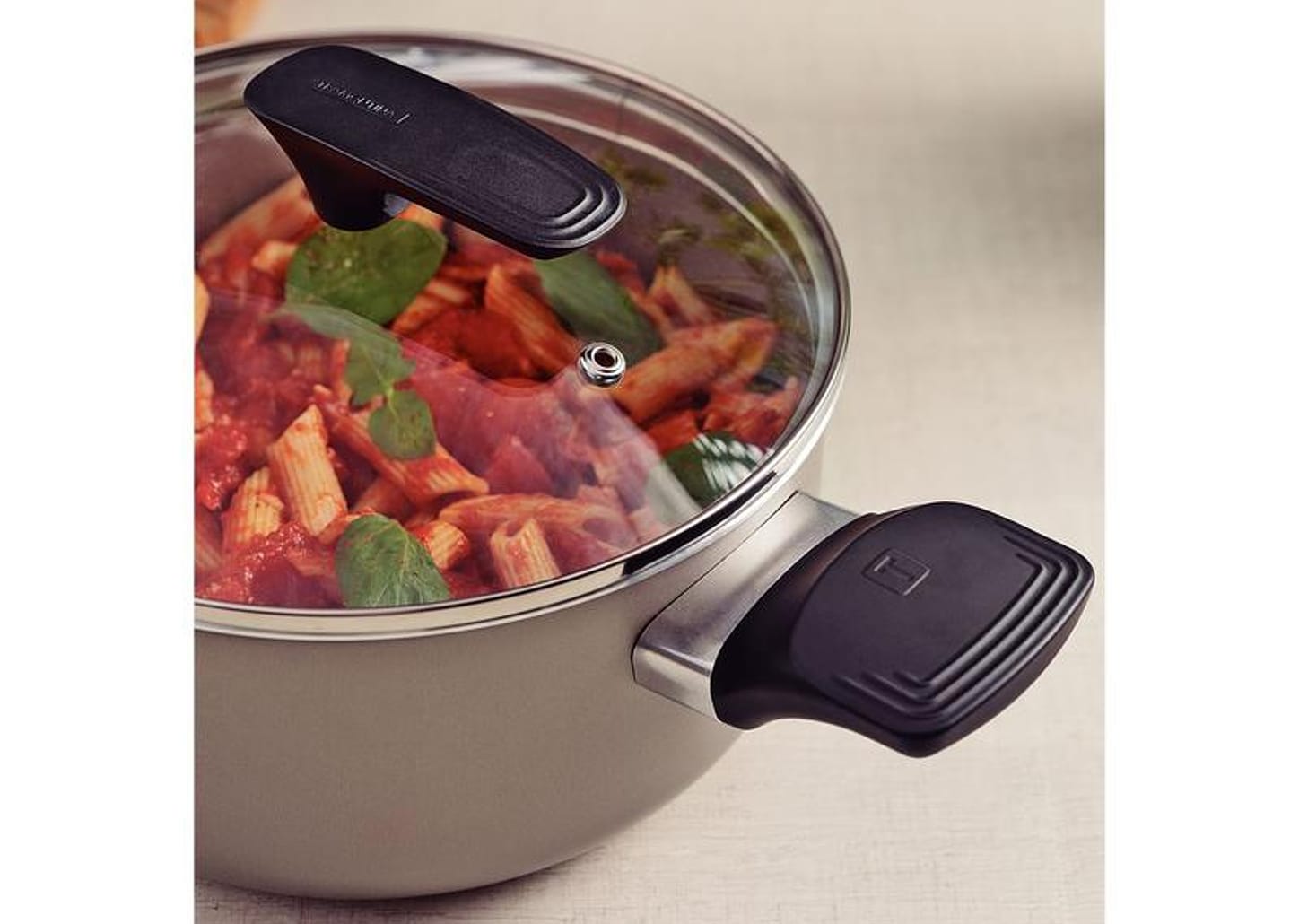 Caçarola Tramontina Antiaderente de Alumínio 20cm 2,9L Amêndoa Milazzo