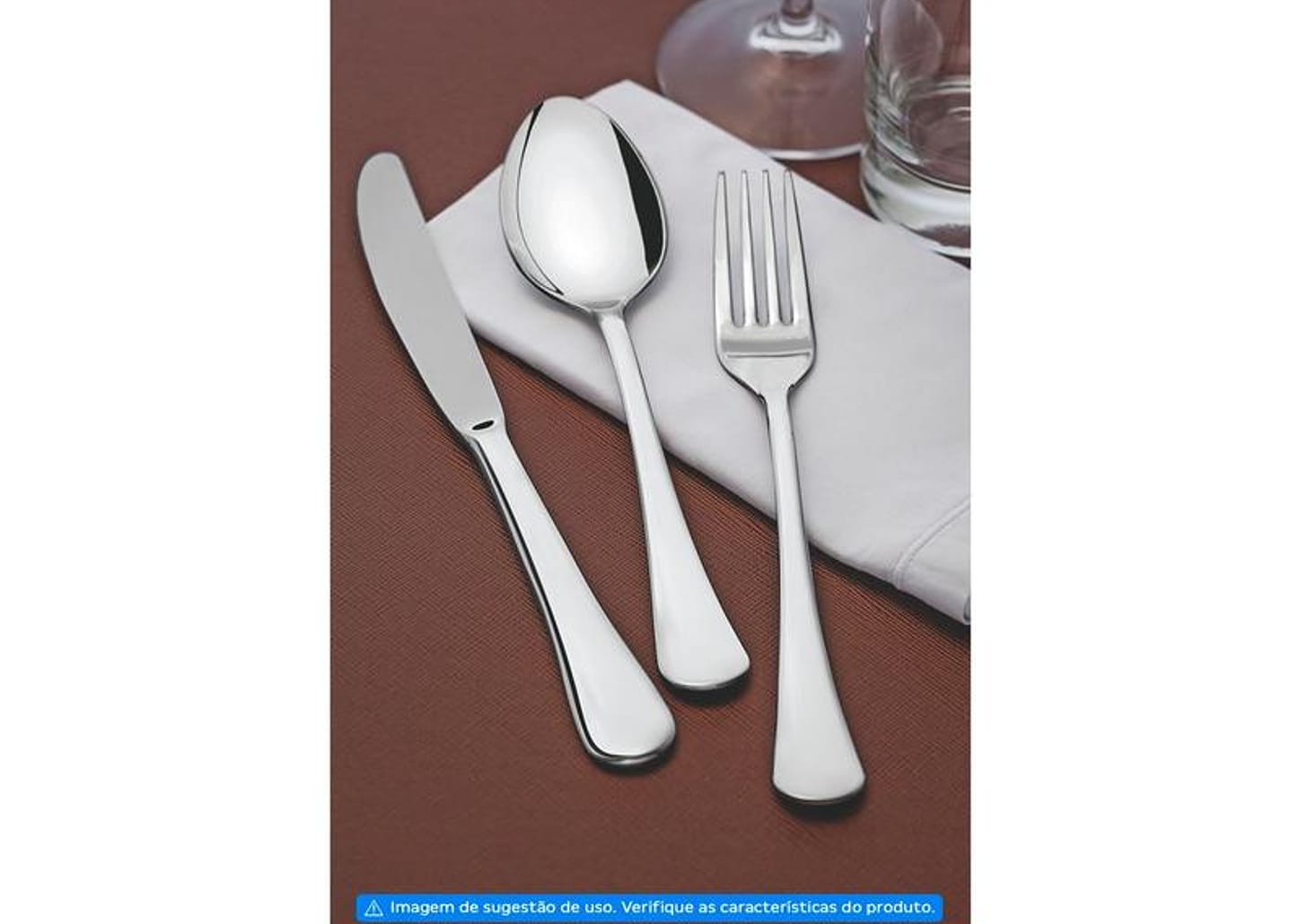 Faqueiro Tramontina Inox 42 Peças para Sobremesa Zurique