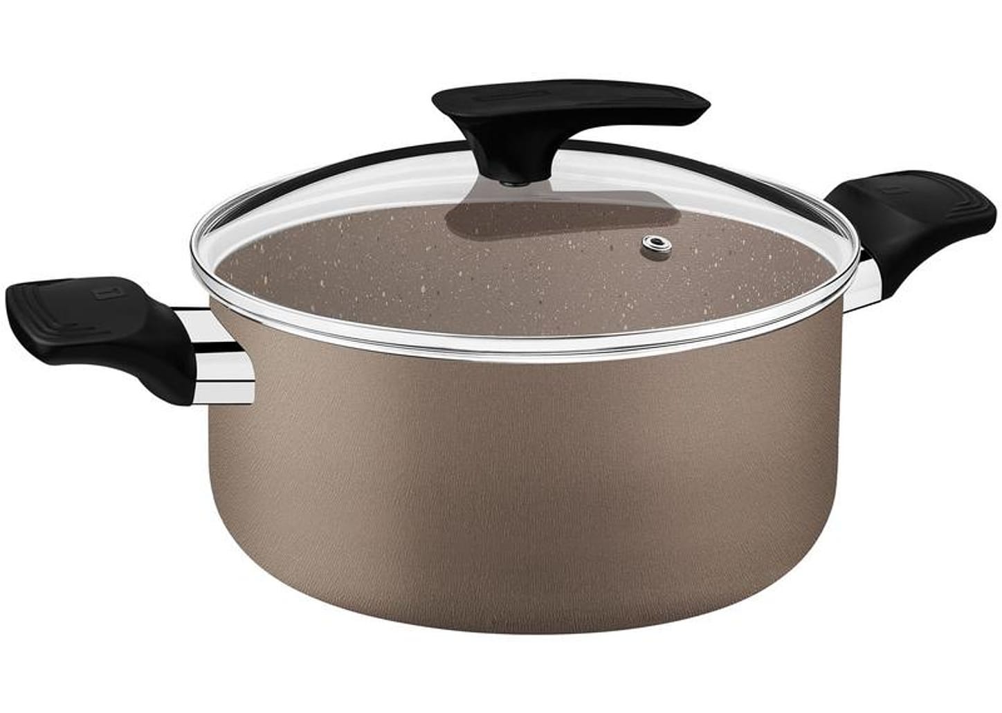 Jogo de Panelas Tramontina de Alumínio Amêndoa 4 Peças Milazzo