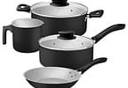 Jogo de Panelas Tramontina de Alumínio Preta 4 Peças Linz