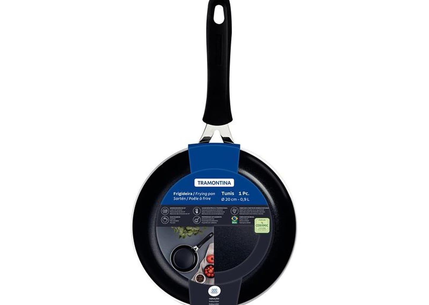 Frigideira de Alumínio Tunis Azul Mediterrâneo 20cm