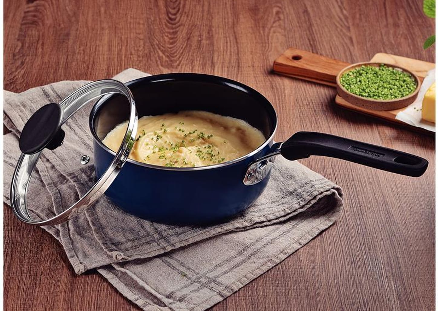 Panela Tramontina Antiaderente de Alumínio Azul Mediterrâneo 16cm 1,35L Tunis