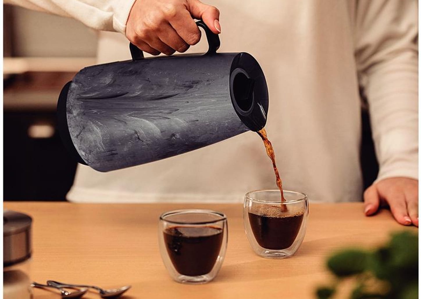 Bule de Chá e Café Térmico Cinza 500ml Tramontina Exata