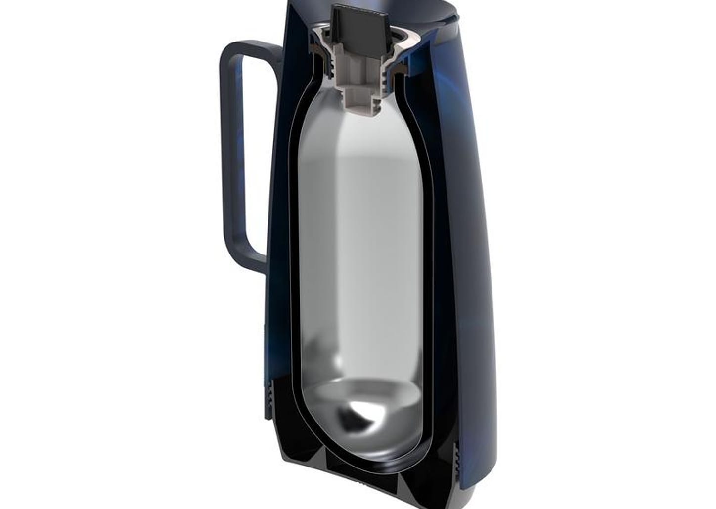 Bule de Chá e Café Térmico Azul 500ml Tramontina Exata