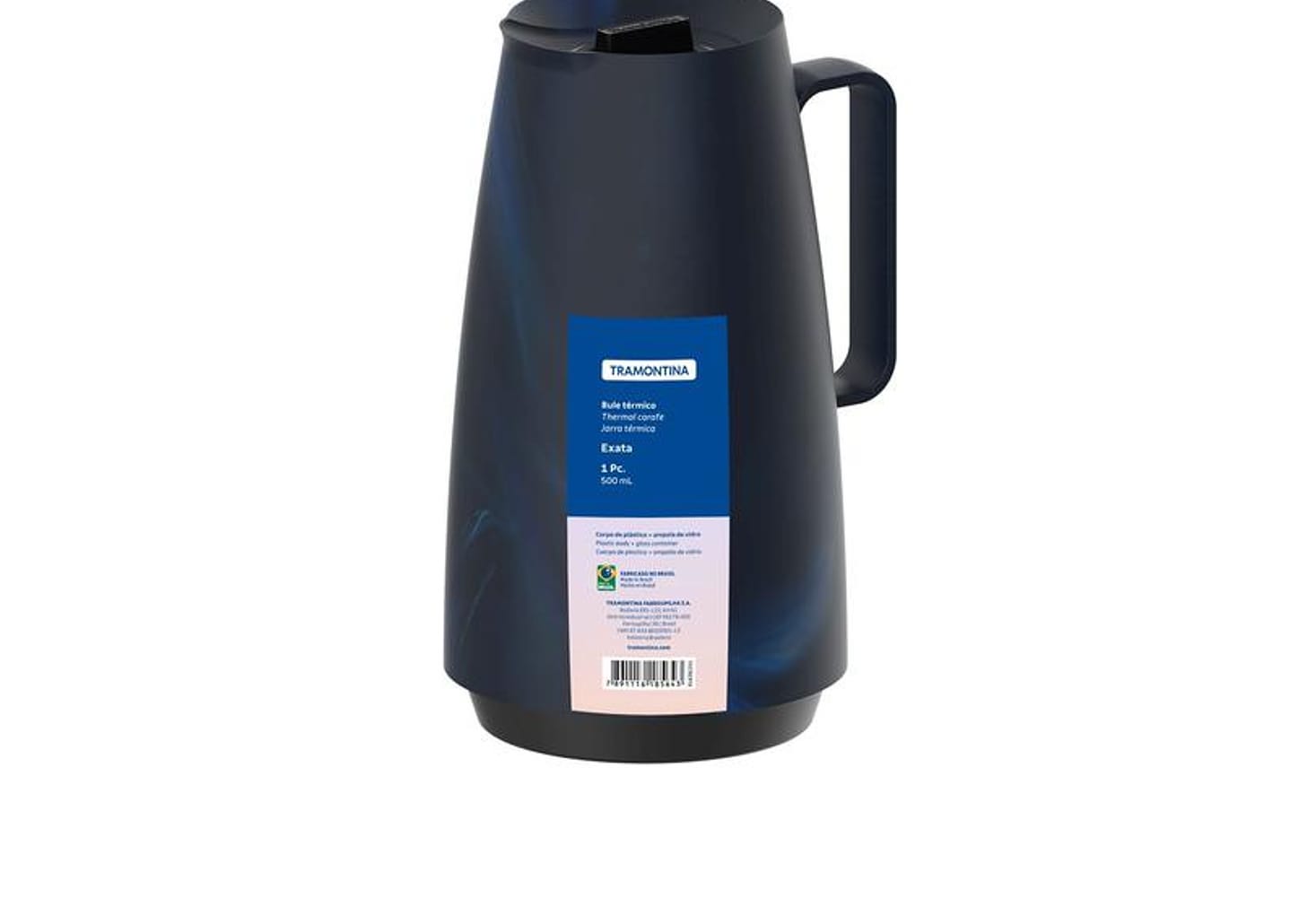Bule de Chá e Café Térmico Azul 500ml Tramontina Exata