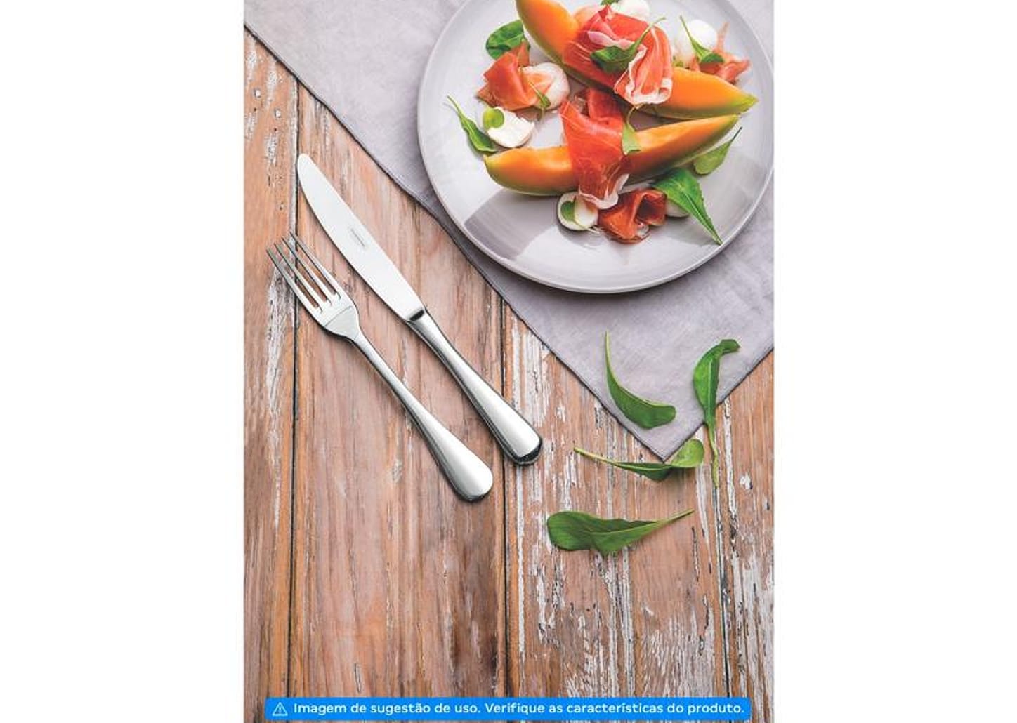 Faqueiro Tramontina Inox 42 Peças para Sobremesa Classic