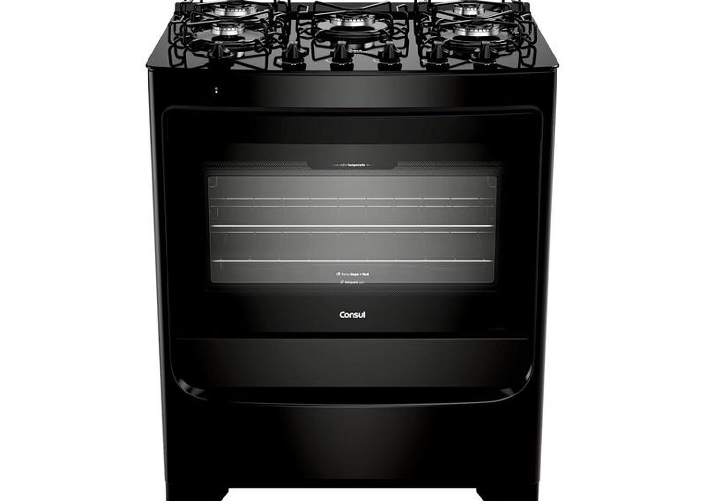 Fogão 5 Bocas Consul Preto CFS5VBE