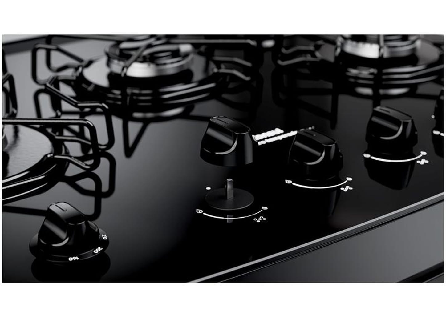 Fogão 5 Bocas Consul Preto CFS5VBE