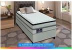 Base Cama Box Solteiro Gazin 27x138x188cm Diamond Blue