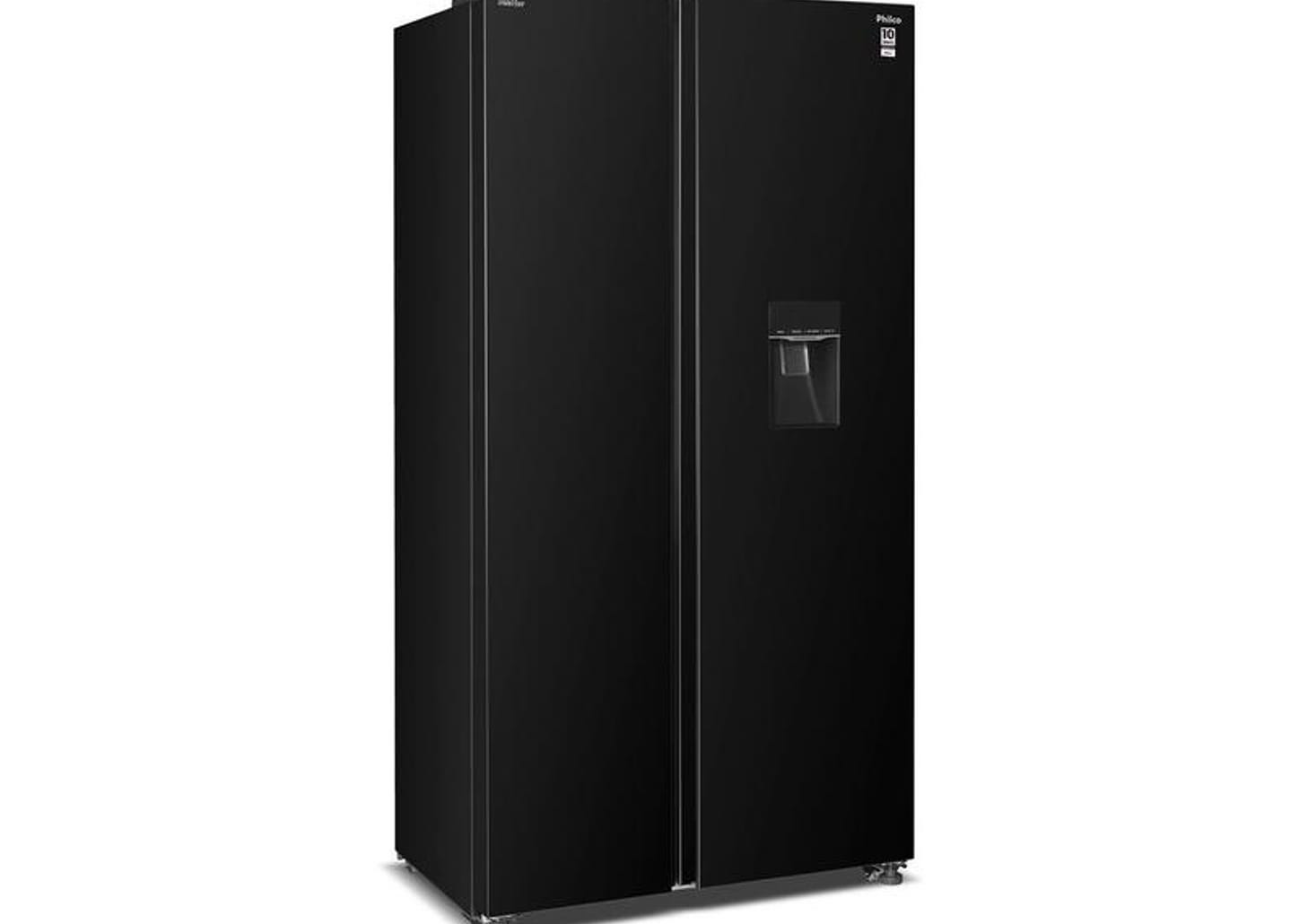 Geladeira/Refrigerador Philco Frost Free Side By Side Preto 434L PRF43A
