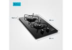 Cooktop 2 Bocas a Gás GLP Mondial Preto Acendimento Automático Portátil CTG-04