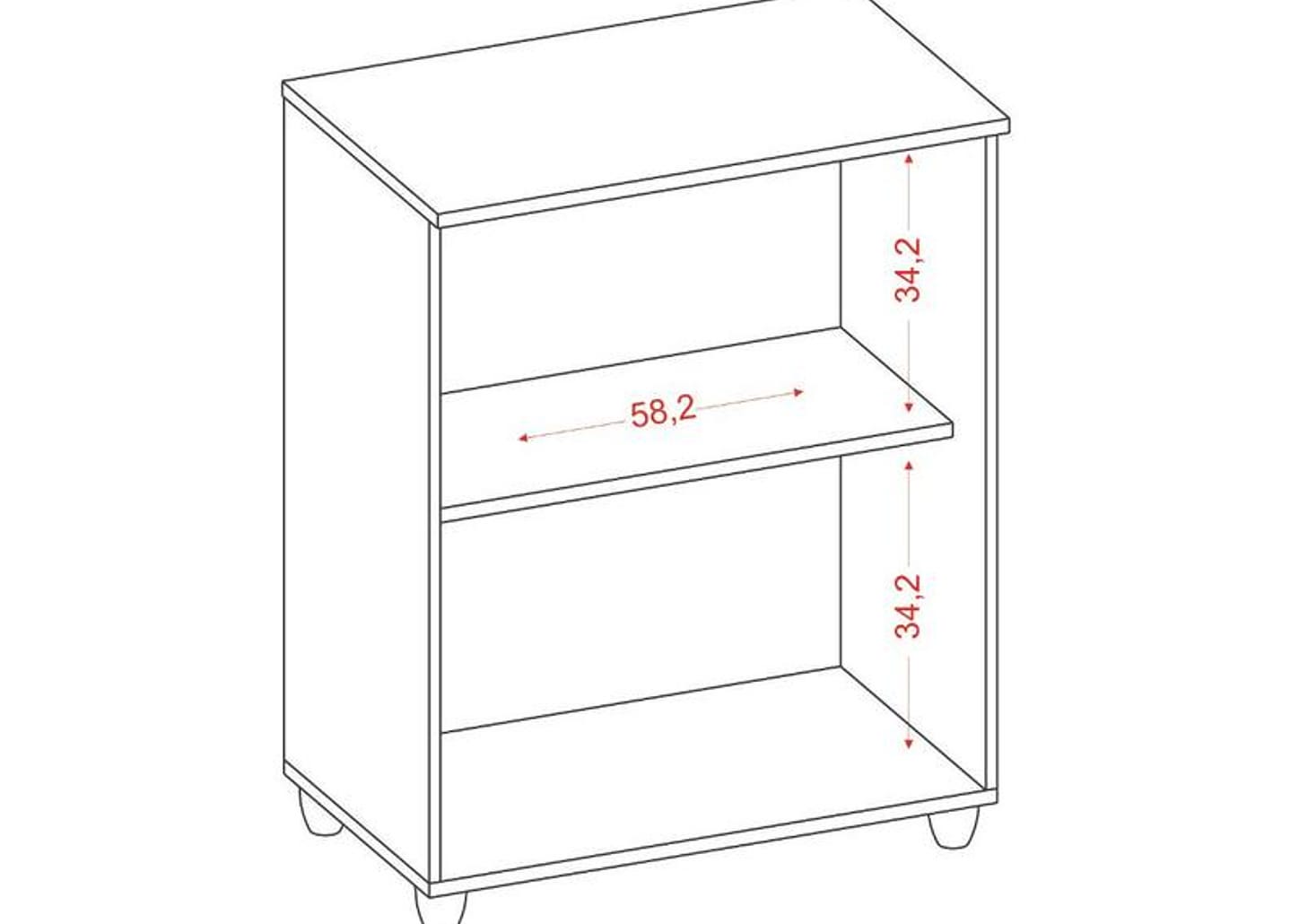 Balcão Multiuso Aramóveis Branco Denver