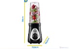 Liquidificador Mondial Personal Blender DG-01 2 Velocidades 300W Preto e Prata