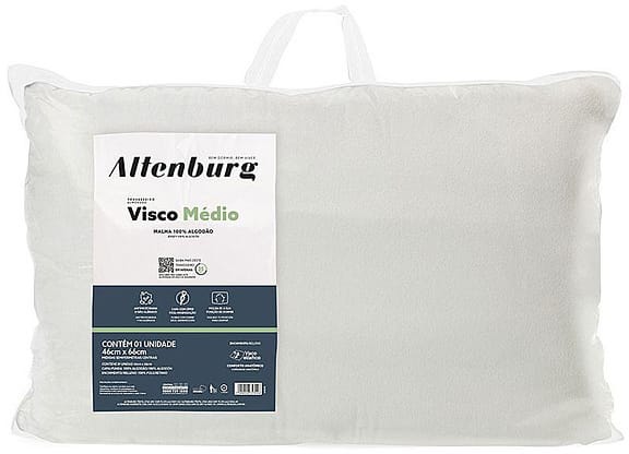 Travesseiro Nasa Altenburg Visco Elástico